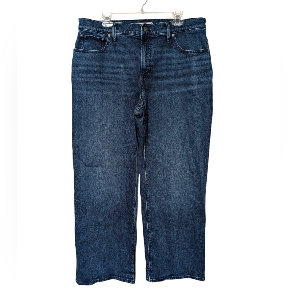 Madewell Women's Flare & Wide Leg Jeans - Dark Blue